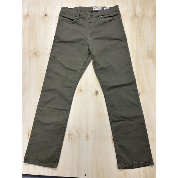 Wrangler Other - Wrangler Pants Mens 32x32 Green Chino Straight Leg Regular Fit Workwear
